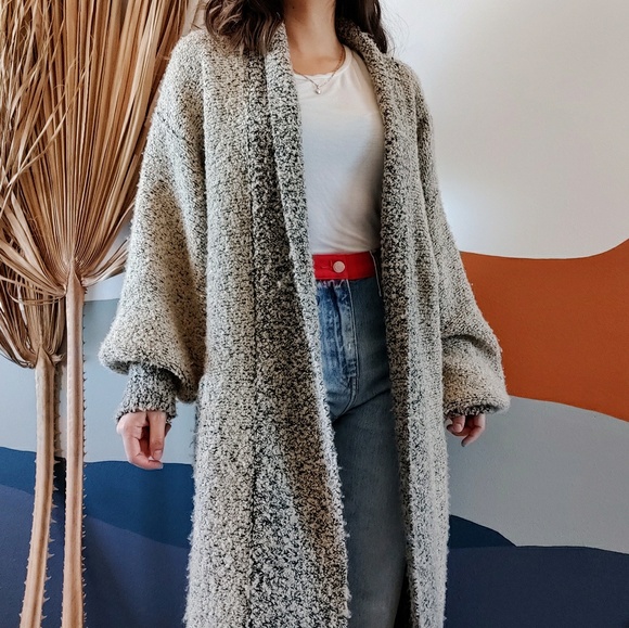 oversized cardigan coat